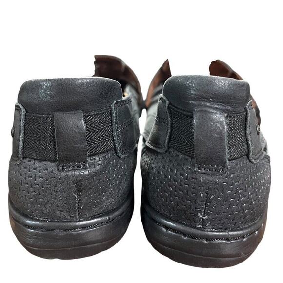 Cobb Hill Womens Womens Black Leather Loafers Flats Comfort Shoes Round Toe 10 - Picture 4 of 16